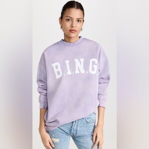 ANINE B.I.N.G. Tyler Sweatshirt Washed Lavender